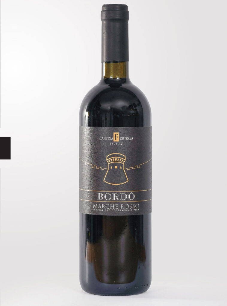 Bottiglia di Bordò Marche Rosso IGT Cantina Fortezza Marche
