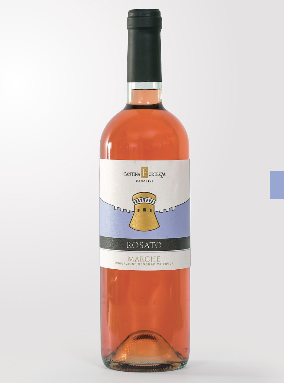 Bottiglia di Rosato Marche IGT Cantina Fortezza Marche