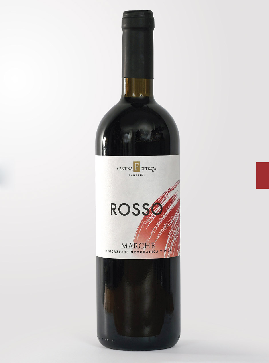 Bottiglia di Rosso Marche IGT Cantina Fortezza Marche